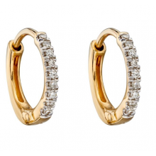 New Spring Collection Diamond Huggie Earrings